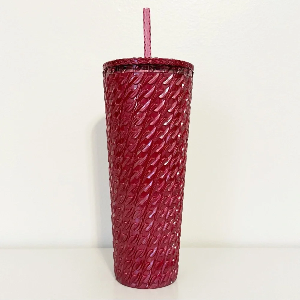 Starbucks NWT Holiday Merlot Jeweled Venti Travel Tumbler